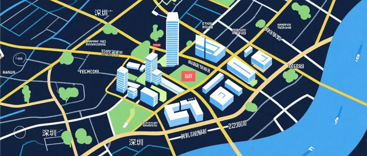 公司位置示意图